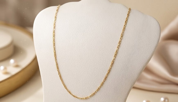 Cadena de oro de 18k, modelo Mónaco