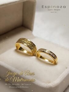 AROS DE MATRIMONIO 18K -14K